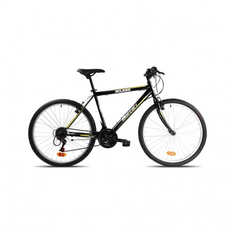 BICYCL mägijalgratas MILANO.26 77234, must/kollane