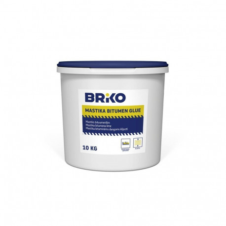 BRIKO BITUMEN GLUE MASTIC 10KG