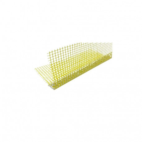 PVC CORNER WITH MESH 3.0M 8X12CM