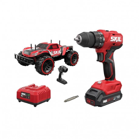 Lööktrell + raadiojuhitav auto 3021RC 1X2AH 18V