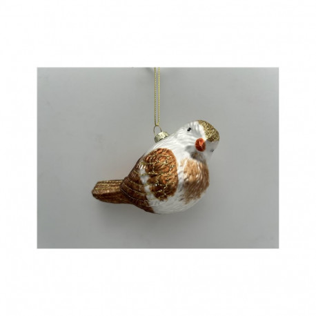 Klaasist linnuornament 12x6cm