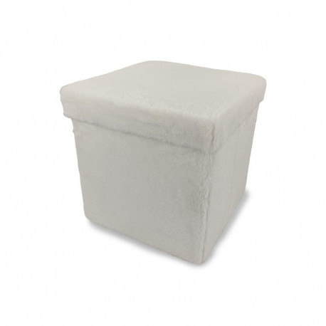 Mateo väike kunstküülikukarvast tumba 38X38X38