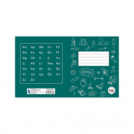 1. klassi 12-leheline jooneline vihik