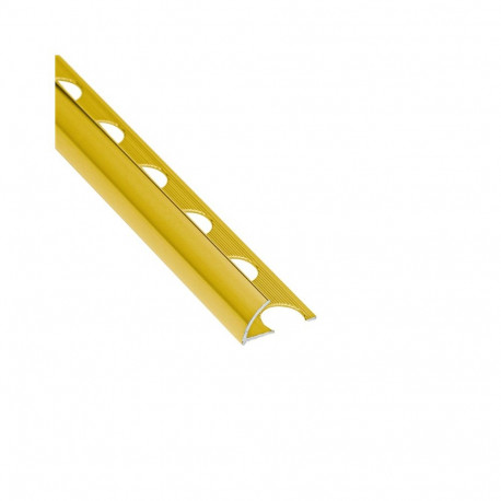 Alumiiniumliist C 10.5mm/2.6m poleeritud L.G. anodeeritud läikiv