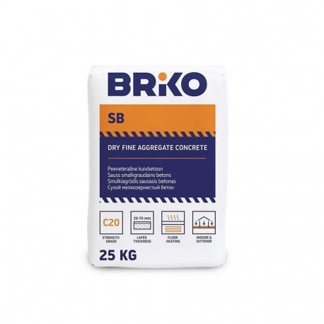 DRY CONCRETE BRIKO SB 25KG FINE (42)