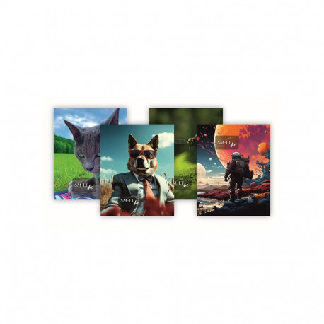 NOTEBOOK FOLDER A5 COLOURED