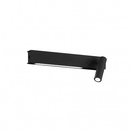 LAMP WALL MOLLY 3W+6W 3K BLACK