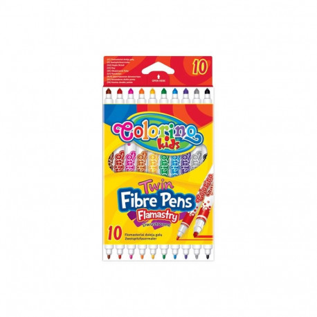 DOUBLE-SIDED FELT-TIP PENS COLORINO 134