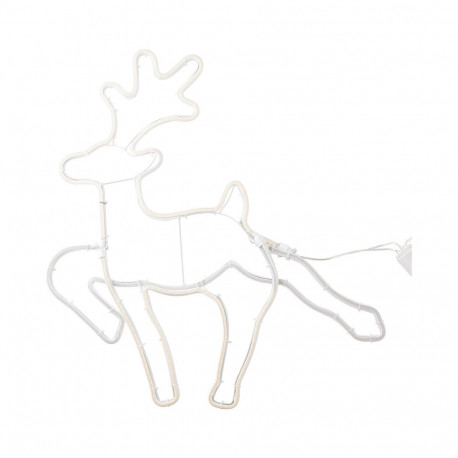 DECORATION LED DEER 54X59CM