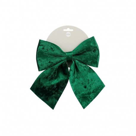 DECORATION BOW GREEN 20X24