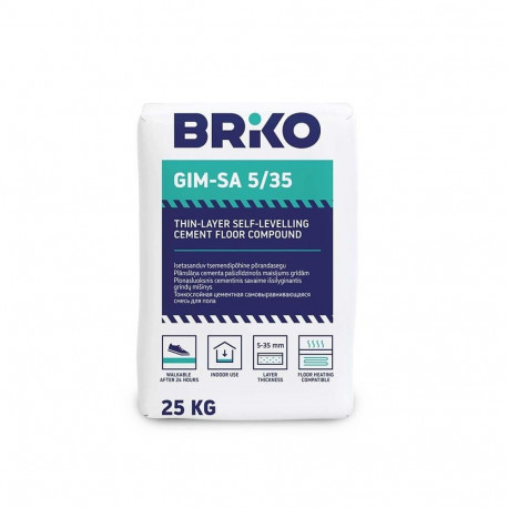 Isetasanduv põrandasegu BRIKO 5/35 25KG