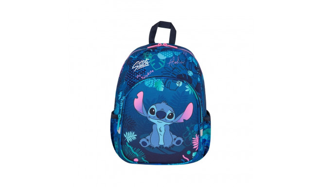 BACKPACK DISNEY BLUE STITCH 1 SECTION