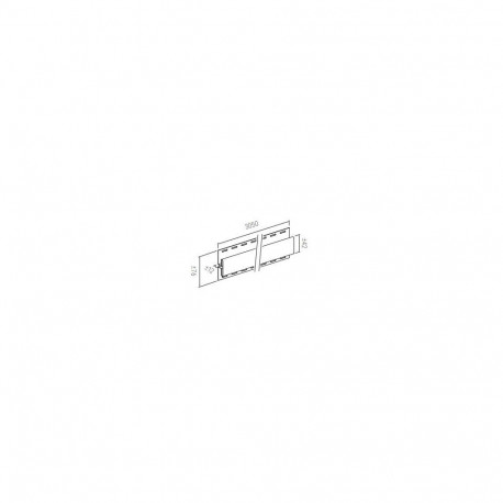 SV-18 CENTER JOINT TRIM WHITE 3,05M