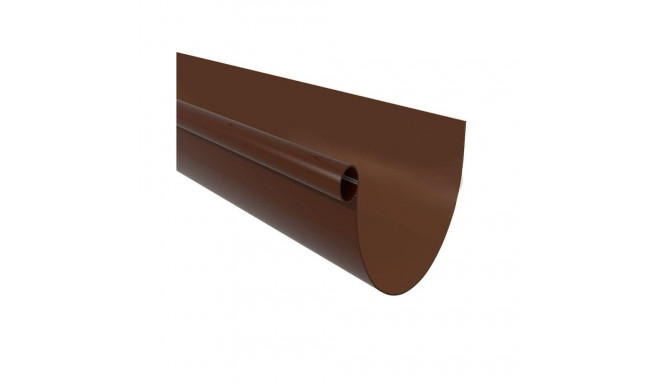 GUTTER D80 2M BROWN
