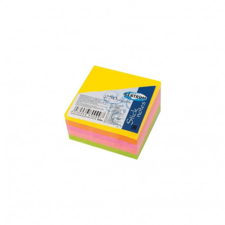 STICK NOTES 80099 51X51MM 250PCS 5COL