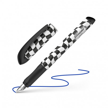 FOUNTAIN PEN VOICE BLACK CHECKED