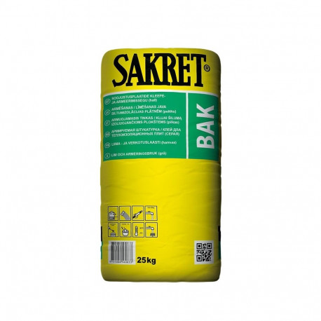 Sakret BAK tugevdatud segu 25kg