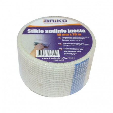 FIBERGLASS MESH TAPE BRIKO 48MMX20M