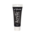 Akrüülvärv 75ml 28324 must