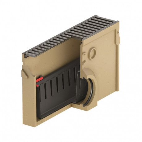 Drenaažikast tsingitud terasrestiga 0.5 m