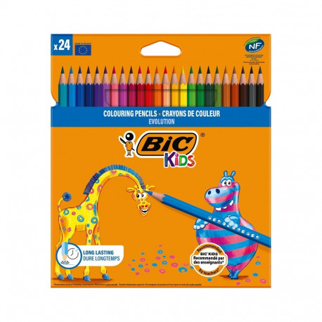 EVOLUTION COLOURING PENCILS 24PCS