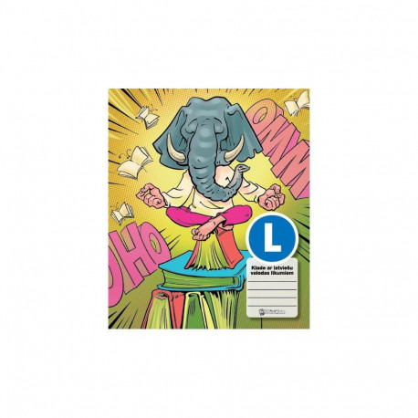 Läti keele valemivihik B5, ruuduline