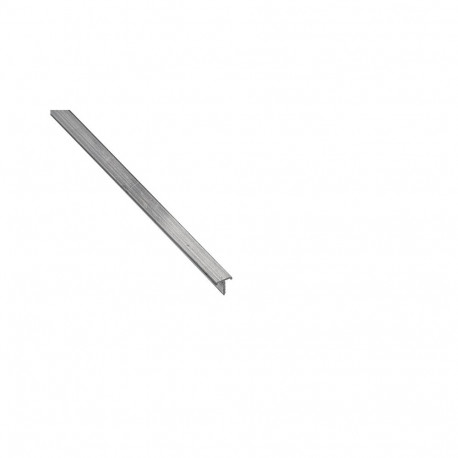 Alumiiniumist T-liist 12mm/2.5m naturaalne matt