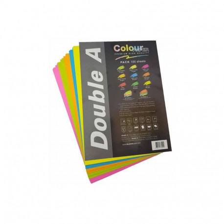 Double A Rainbow paber 100 lehte
