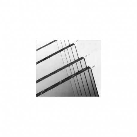 PLASTIC GLASS ORGANIC 2X500X1500MM GPPS