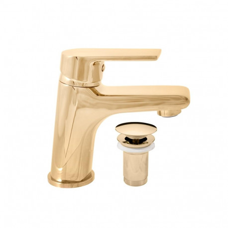 BASIN MIXW/POP-UP WASTE GOLD DCO127.5KZ