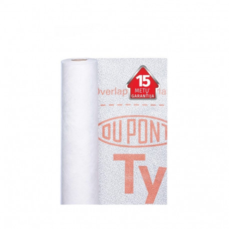 WIND BARRIER FABRIC TYVEK SOFT 1.5X50M