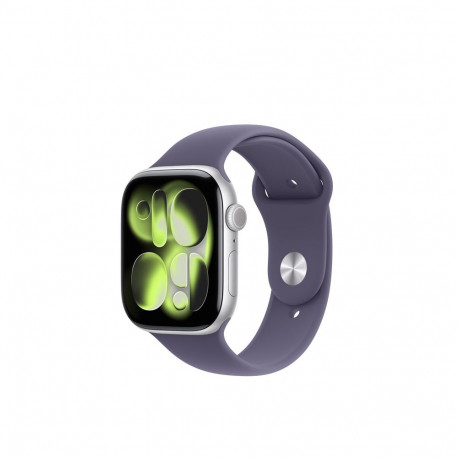 Apple Watch 11 46mm hõbedane S/M