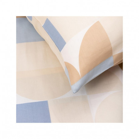 BEDDING COVER SET GEO SATEEN 200X220CM