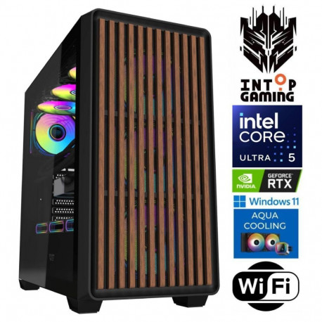 INTOP AQUA Ultra 5 245KF 64GB DDR5 1TB SSD M.2 NVME+4TB RTX5060 8GB WiFi WIN11Pro