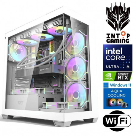 INTOP AQUA Ultra 5 245KF 32GB DDR5 1TB SSD M.2 NVME+4TB RTX5050 8GB WiFi WIN11