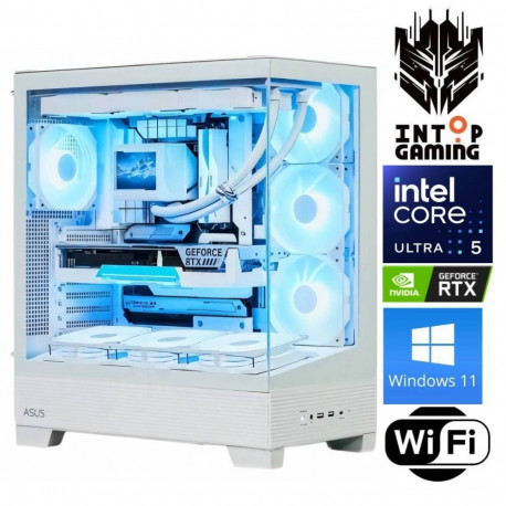 INTOP Ultra 5 245KF 32GB DDR5 1TB SSD M.2 NVME+4TB RTX5060 8GB WiFi WIN11Pro