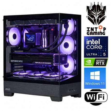 INTOP Ultra 5 245KF 64GB DDR5 1TB SSD M.2 NVME+4TB RTX5060 8GB WiFi WIN11