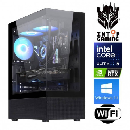 INTOP Ultra 5 245KF 32GB DDR5 1TB SSD M.2 NVME+4TB RTX5060 8GB WiFi WIN11Pro
