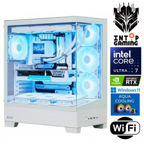 INTOP AQUA Ultra 7 265KF 32GB DDR5 1TB SSD M.2 NVME+4TB RTX5070 12GB WiFi WIN11