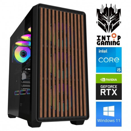 INTOP i5-12400F 16GB 1TB SSD M.2 NVME+4TB RTX5060 8GB WIN11