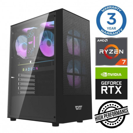 INTOP Ryzen 7 8700F 64GB DDR5 500SSD M.2 NVME+4TB RTX5060 8GB no-OS