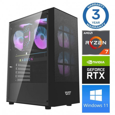 INTOP Ryzen 7 7700X 32GB DDR5 1TB SSD M.2 NVME+4TB RTX5060Ti 8GB WIN11Pro