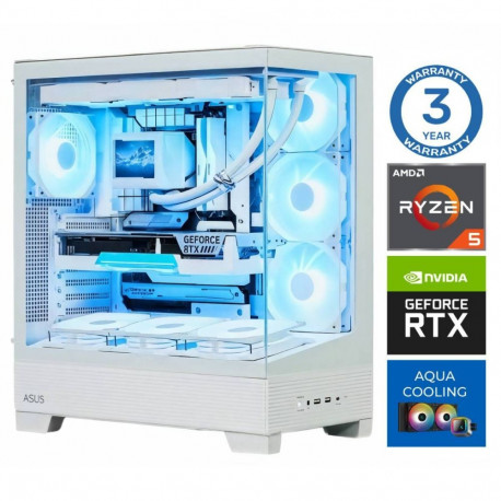 INTOP AQUA Ryzen 5 7600X 16GB DDR5 1TB SSD M.2 NVME+4TB RTX5060 8GB no-OS