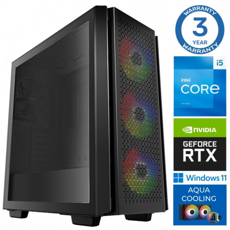 INTOP AQUA i5-13400F 64GB DDR5 500SSD M.2 NVME+4TB RTX5060 8GB WIN11
