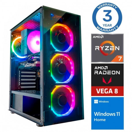 INTOP Ryzen 7 5700G 16GB 500SSD M.2 NVME+4TB Radeon RX Vega 8 WIN11