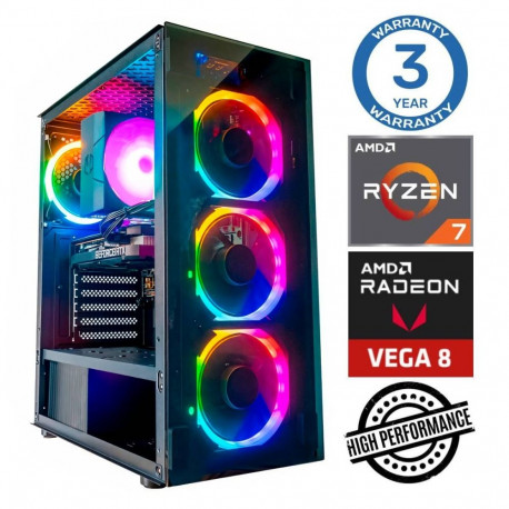 INTOP Ryzen 7 5700G 16GB 1TB SSD M.2 NVME+4TB Radeon RX Vega 8 no-OS