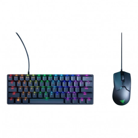 Razer Huntsman Mini 60% juhtmega optomehaaniline RGB LED-valgustusega mänguriklaviatuur NORD