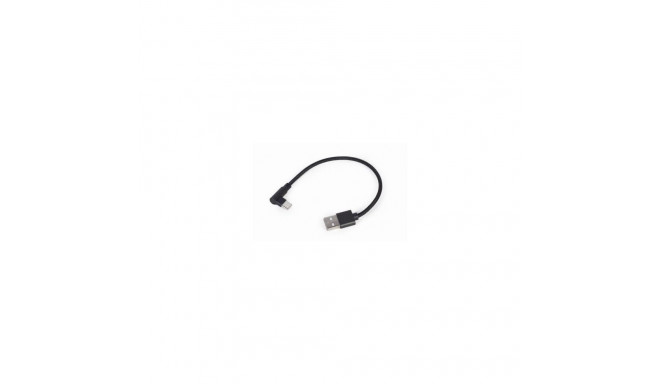 Cable;USB 3.0;USB A plug,USB C angled plug;0.5m;black;Cu