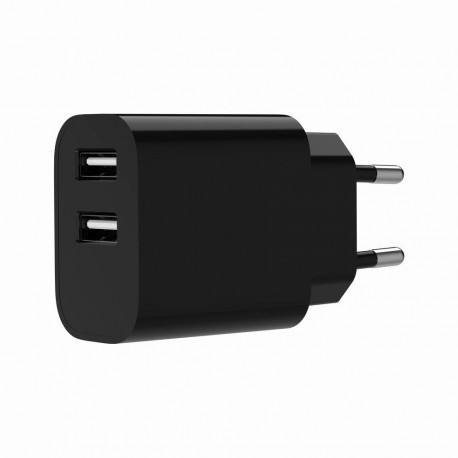 Universaalne laadija 2xUSB-A 2.4A must