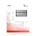 Väline SSD SD810 1TB USB3.2C 20Gb/s hõbedane